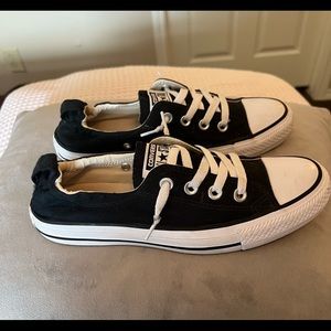 Converse Women’s Chuck Taylor All Star Shoreline Low Top Sneakers BLK Size 8